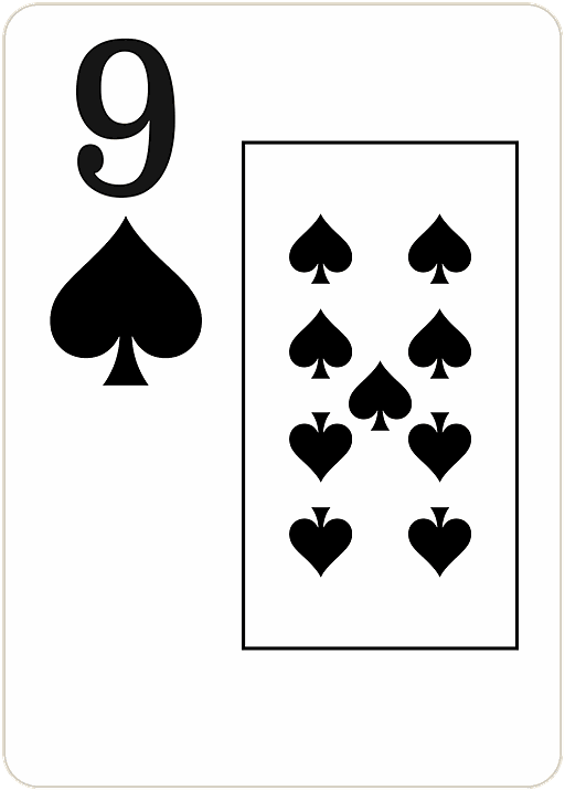 Nine of spades