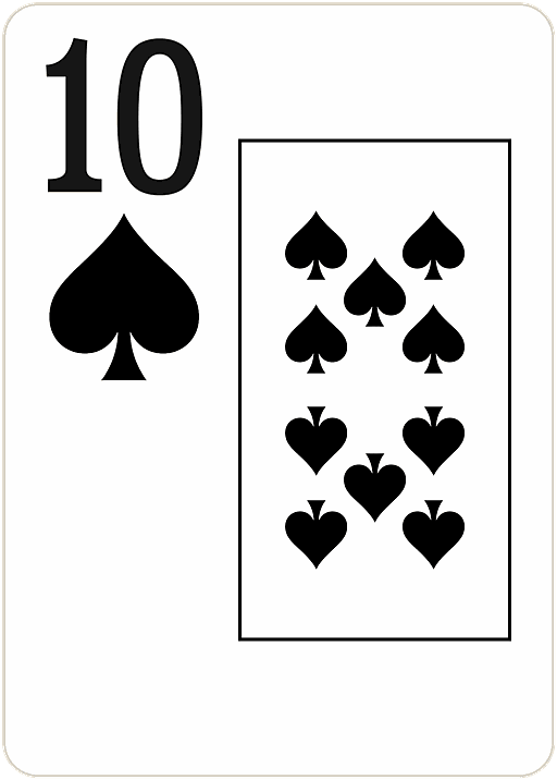 Ten of spades